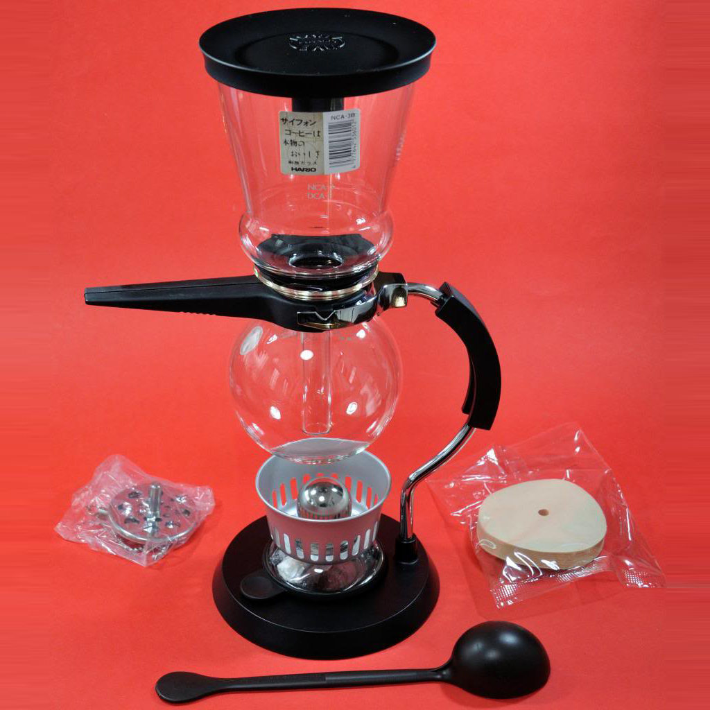 日本原装hario哈里欧虹吸壶虹吸式咖啡壶家用咖啡器具3杯份nca-3