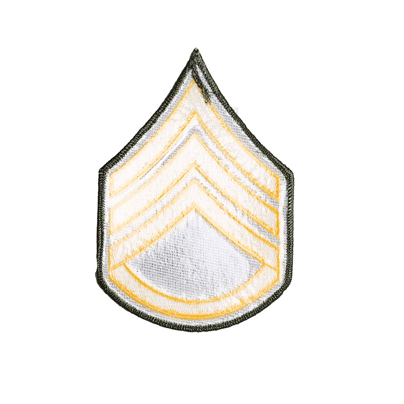 上士臂章阿美咔叽复古臂章徽章m65风衣臂章tcu刺绣军迷魔术贴ssg