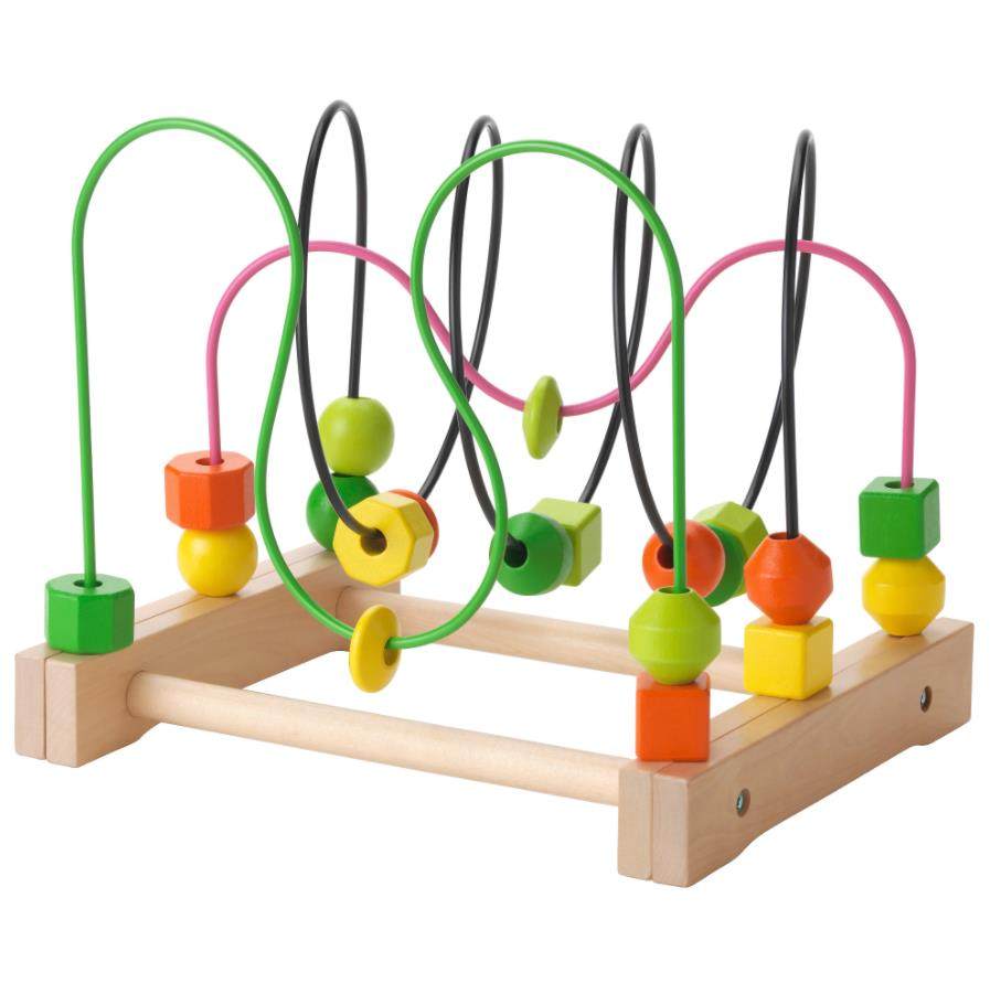 滚珠玩具ikea宜家国内代购游戏儿童玩具算盘姆拉叠叠圈