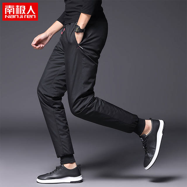 Outdoor down trousers of the South Pole men's outer wear young people's detachable inner timid Leggings sports warm white down cotton pants Outdoor down trousers of the South Pole men's outer wear young people's detachable inner timid Leggings sports warm white down cotton pants