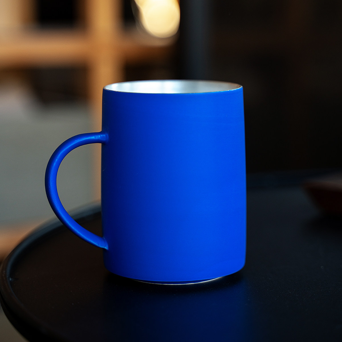 十六开 ◤理想之蓝陶瓷银彩马克杯大容量水杯礼品咖啡杯情侣对杯