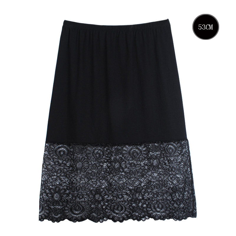 女夏莫代尔内衬裙半身裙防走光防透汉服打底裙搭配蕾丝雪纺连衣裙