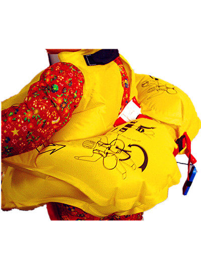 美国播音小孩小孩儿儿童救生衣boeing现货充气促销救生衣