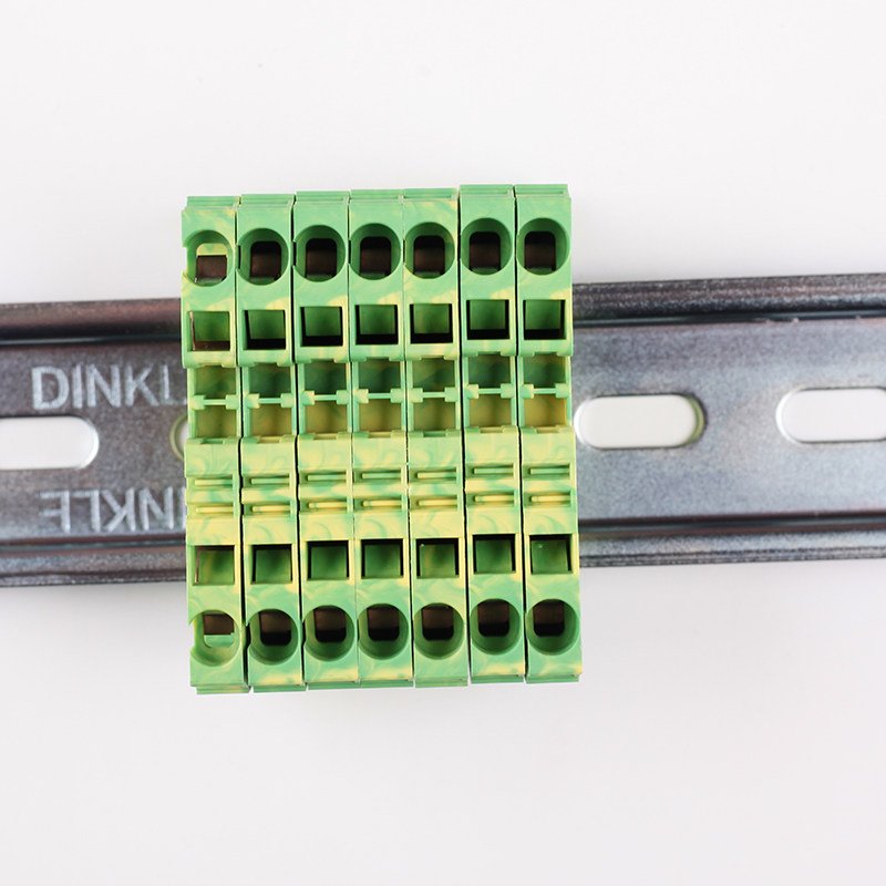 台湾町洋dinkle4平方弹簧导轨接线端子ak4pe一进一出接线端子