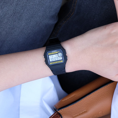 卡西欧casio日本手表方块女学生儿童复古经典电子表f94wa9日韩腕表