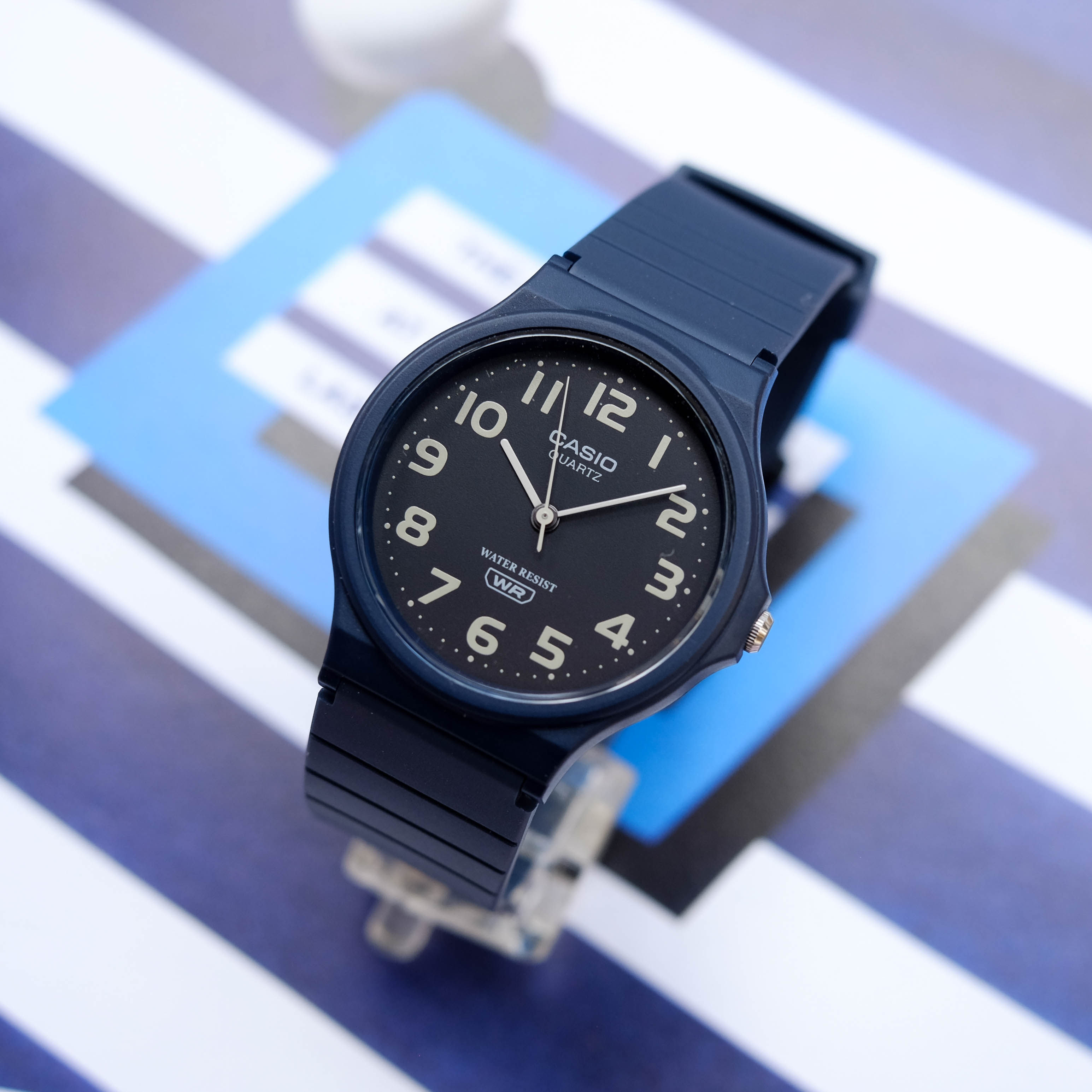 卡西欧casio男女学生考试运动情侣简约防水手表mq-24uc-8b-mc母婴网