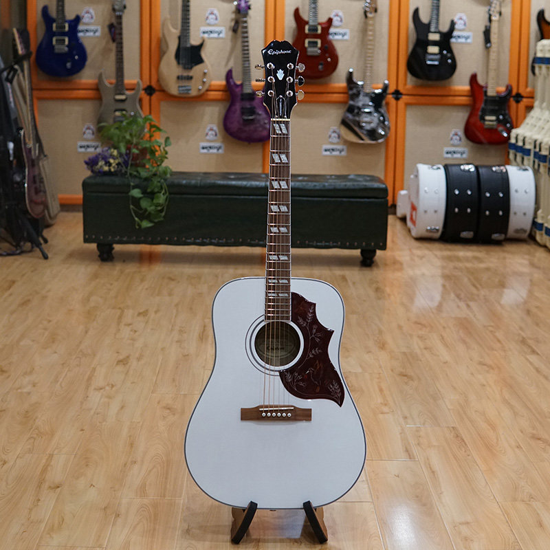 三度乐器epiphone易普epi单板进口电箱民谣木吉吉他民谣吉他