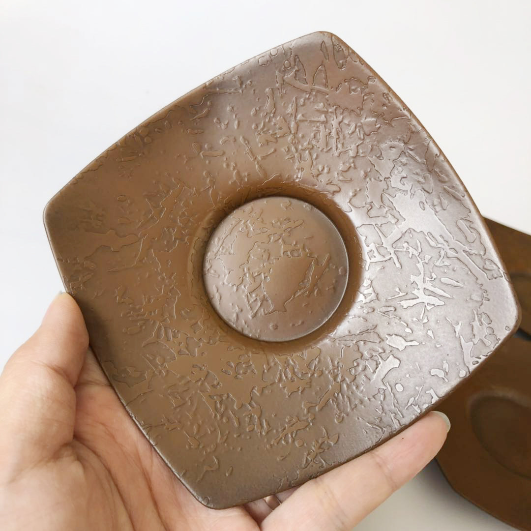 日本回流瑞正纯铜茶托茶托