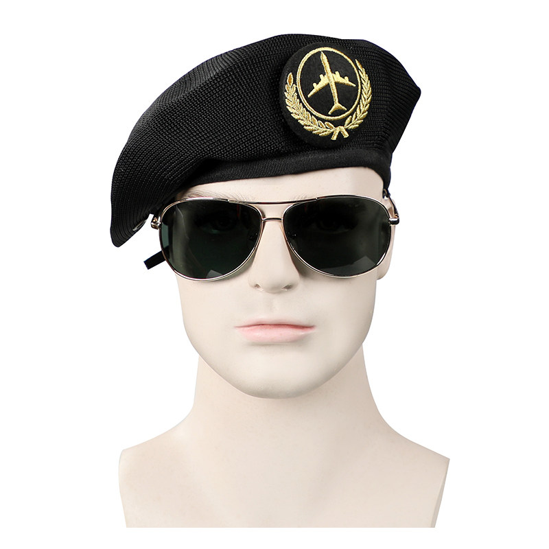 帽子贝雷帽飞行员男女网状水兵节日表演舞蹈贝雷帽子