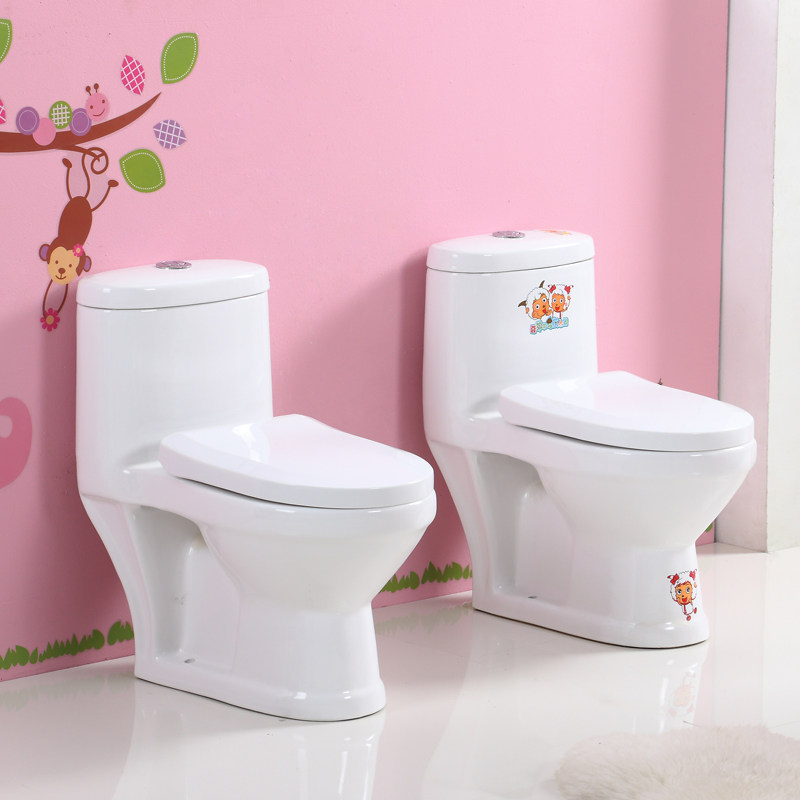 彩色儿童马桶 陶瓷彩色盖坐便器 幼儿园小孩厕所座便器坐厕大便器