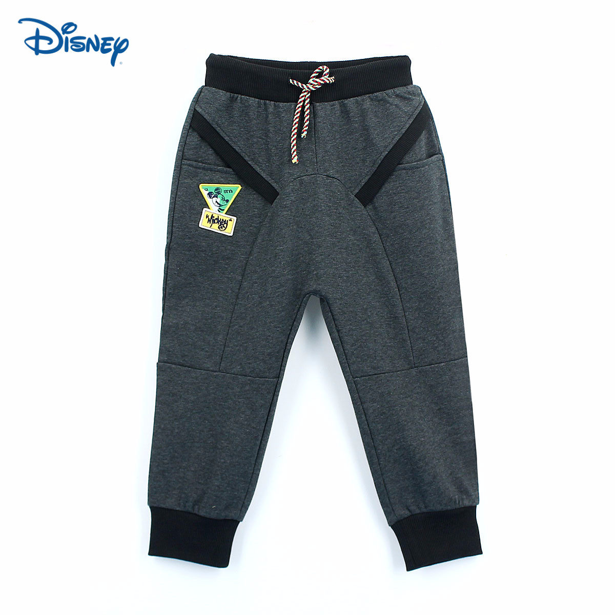 迪士尼童装中大休闲裤卡通米奇系列春秋九分裤韩版裤子