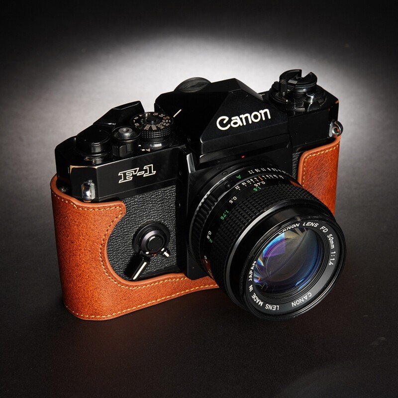 真皮canon佳能f1皮套newf1相机复古胶卷机数码相机包