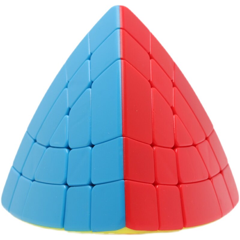 圣手五阶魔塔魔方粽子金字塔比赛专业异形实色魔方