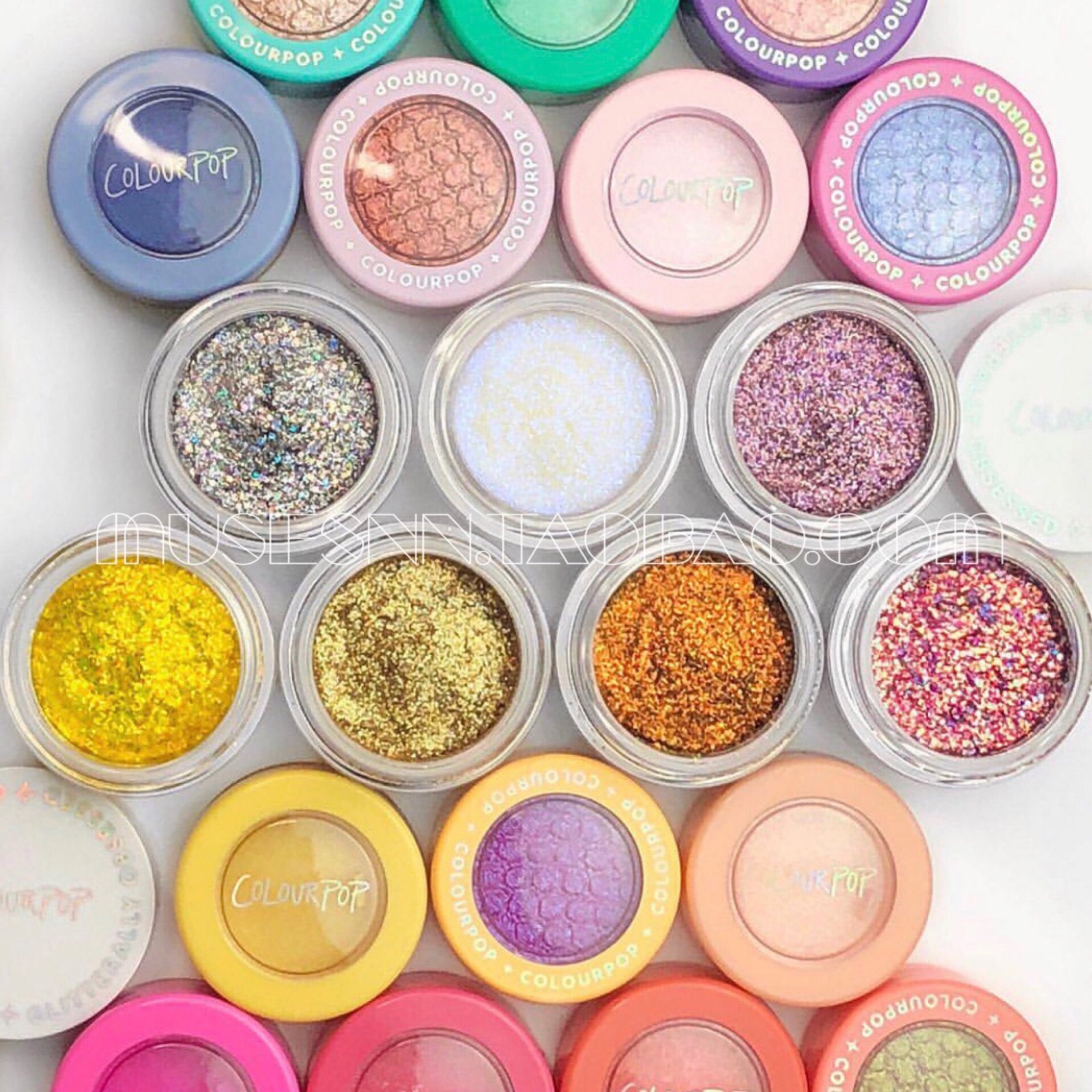 现货colourpop圣诞chasingrainbow彩虹眼影hopeless情人节亮片眼影