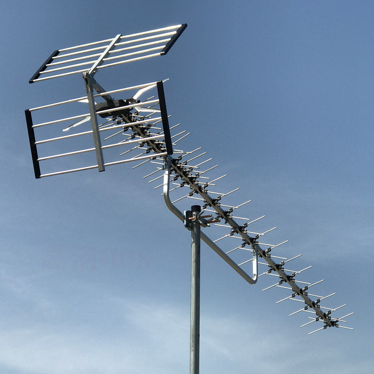 uhf&dtmb地面波数字高清接收高增益室外八木鱼骨tl91um宜飞天线架