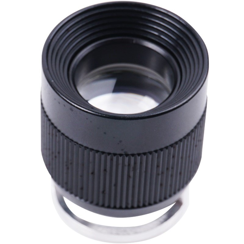 思多美10倍放大镜带刻度圆筒测量鉴定检验印刷纺织 精度0.1mm8011-牌