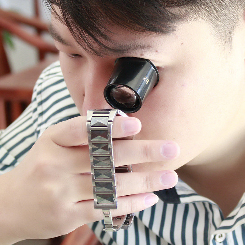 圆筒眼镜手机修理钟表用于多美眼罩放大镜