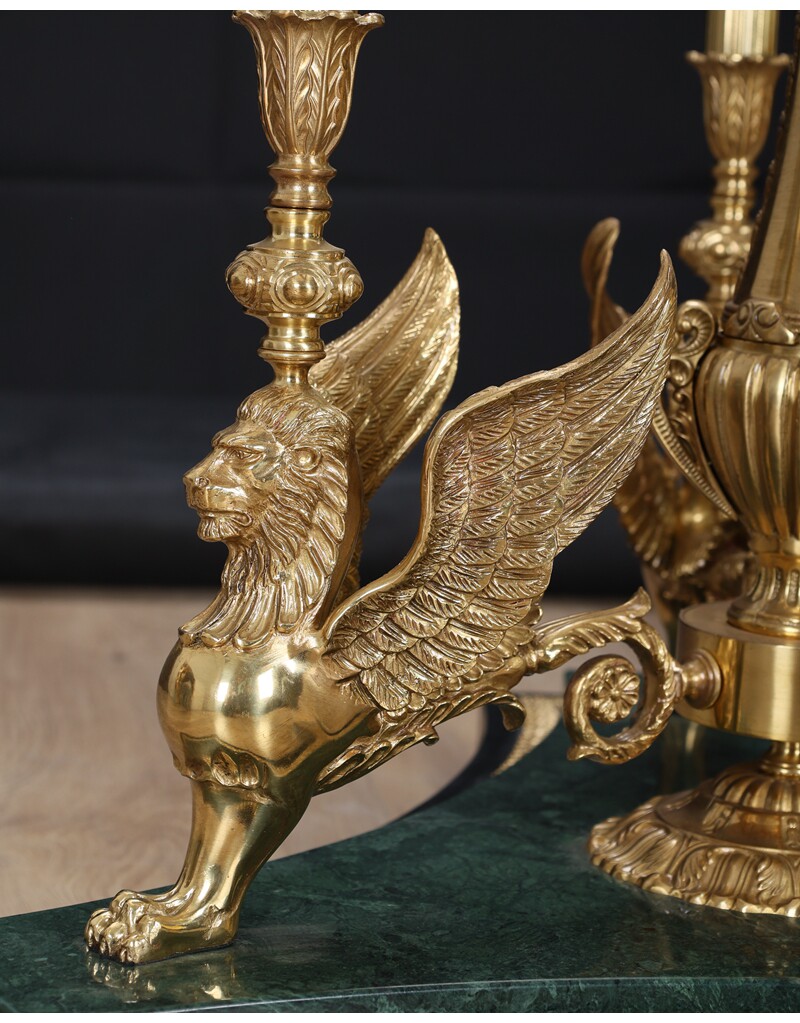 瑞特精品意大利巴洛克全桌子黄铜大理石厘米大堂桌子