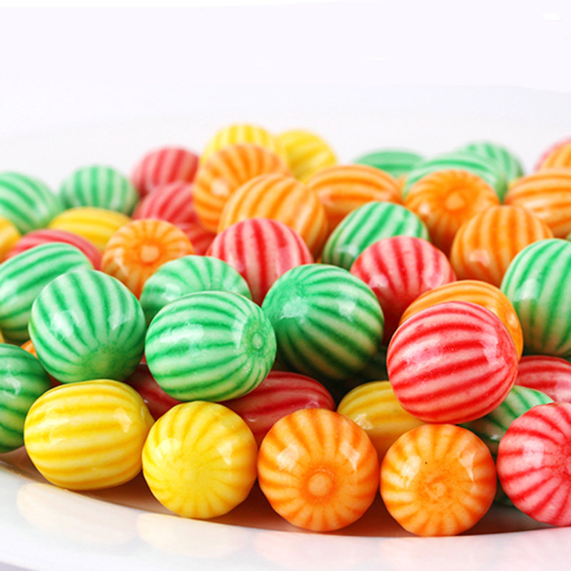 创意泡泡泡泡糖糖水果味西瓜形状口香糖儿时怀旧糖果