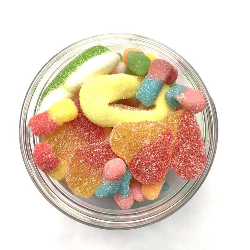 软糖德国品牌橡皮橡皮糖糖酸砂糖200gx2罐装糖果