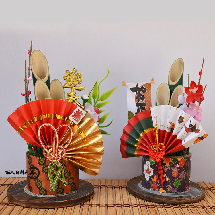 日式门松挂绳料理和风摆件日本装饰装饰品品居摆件