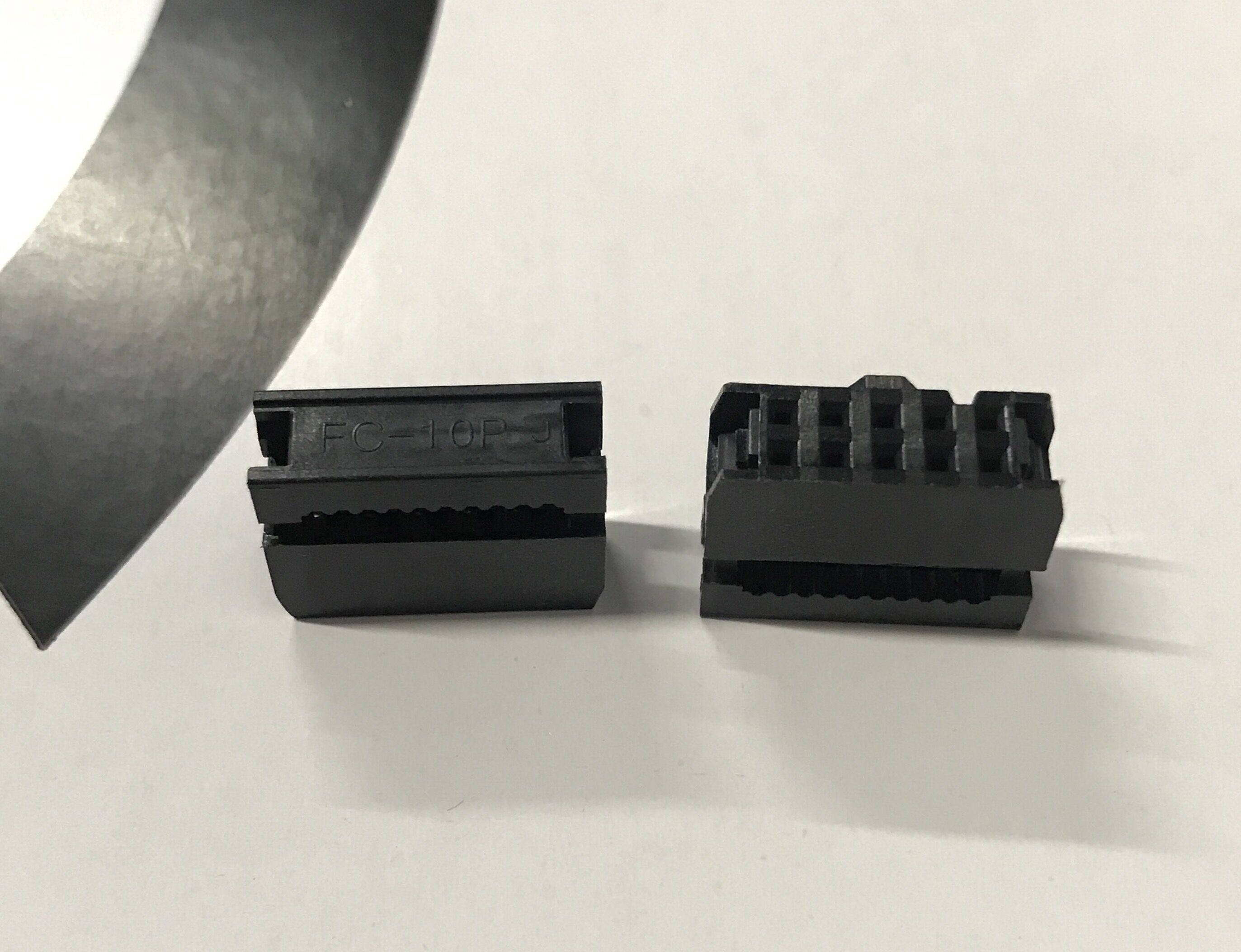 fc10p牛角座压线头10pin黑色连接器fc10只连接器