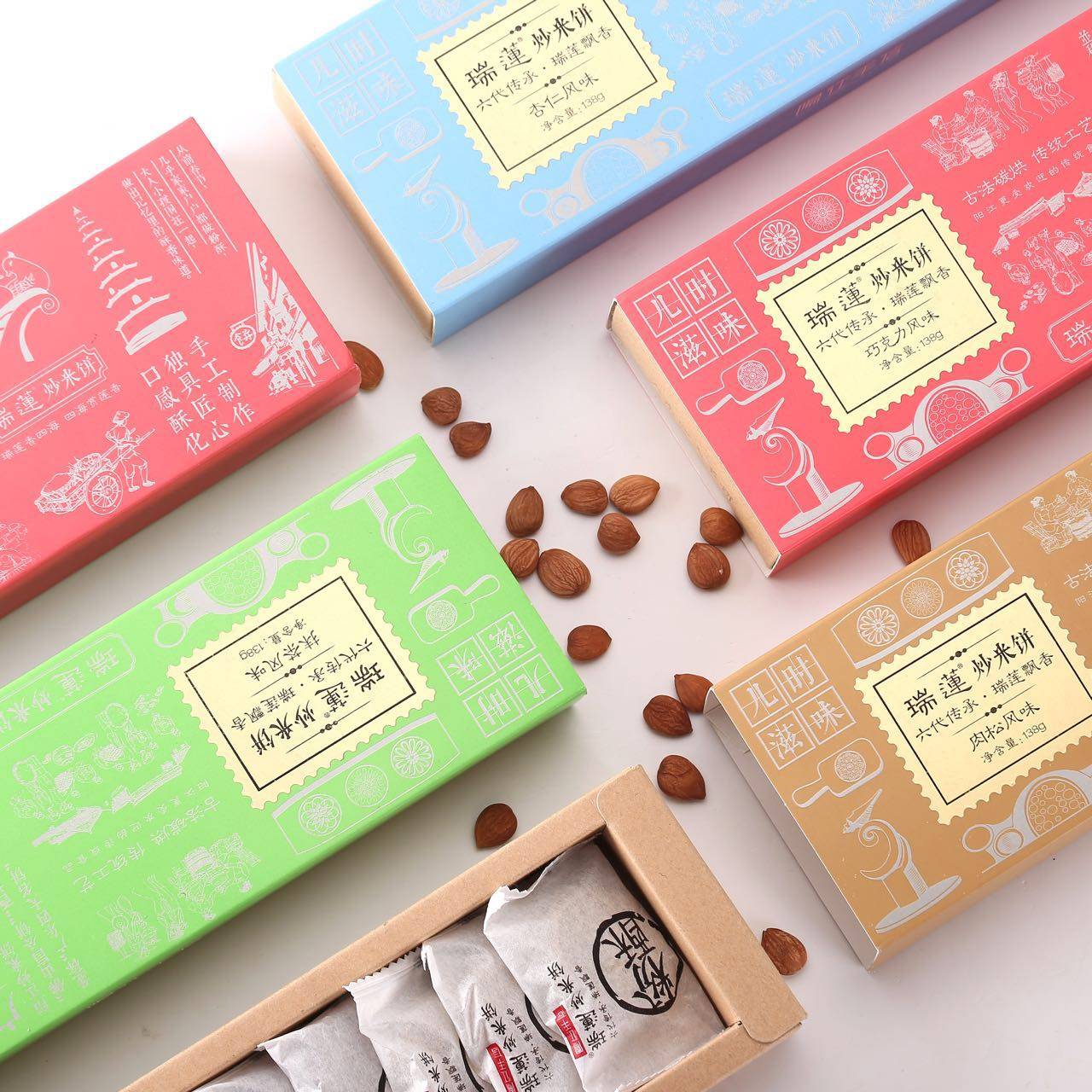 米饼阳江手信莲香春色满莲手工制炒米多口口味传统糕点