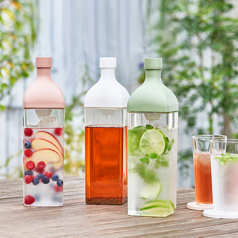 hario日本进口玻璃果茶冷萃壶冷泡壶耐热冷水水壶冷水壶