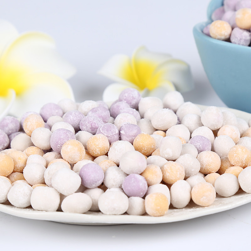 珍珠小芋圆芋圆大芋圆500g吸管可吸鲜芋奶茶仙草芋圆