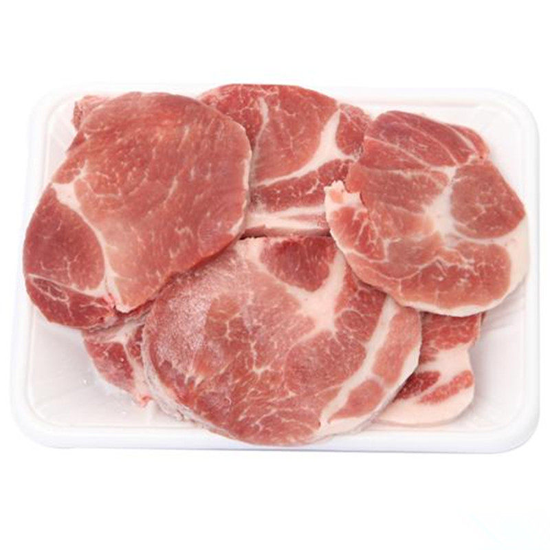 速冻制品猪颈嫩鲜多汁500g猪扒腌制猪肉生猪肉