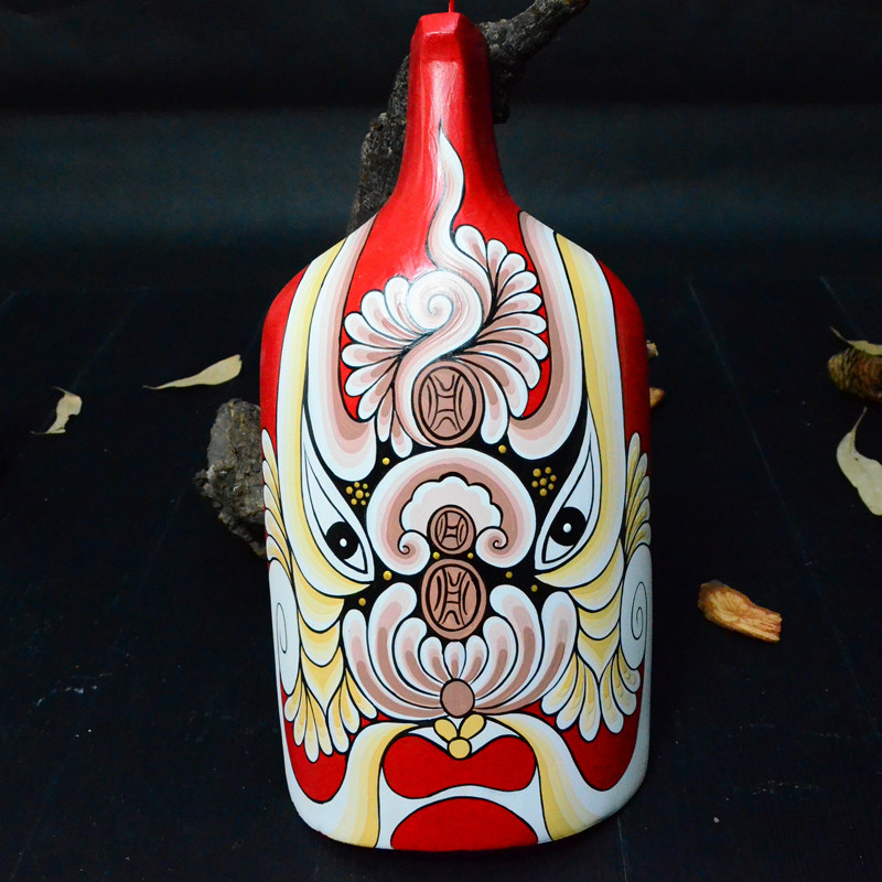 民间手工艺京剧社火马勺脸谱装饰挂件木铲镇民俗脸谱