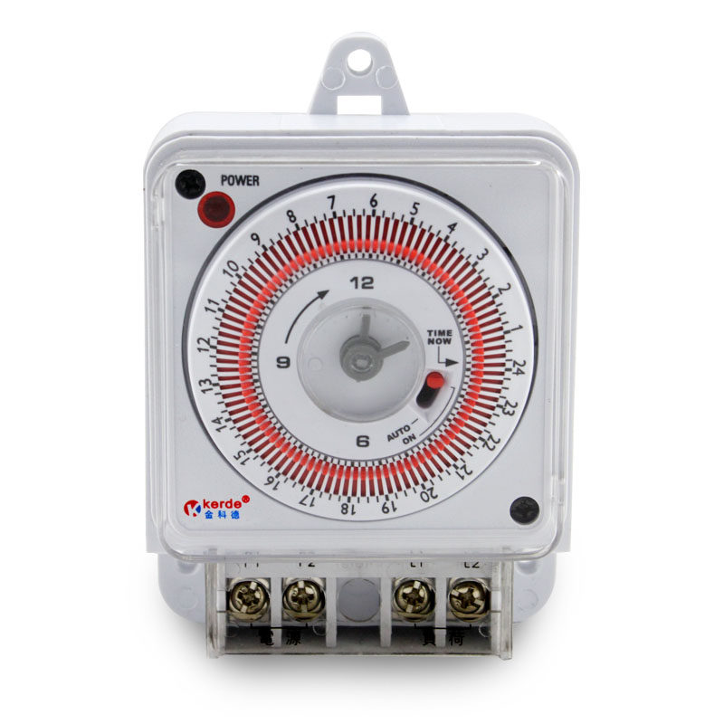 金科德大功率自动定时器tid03j定时器开关插座接线式16a机械循环