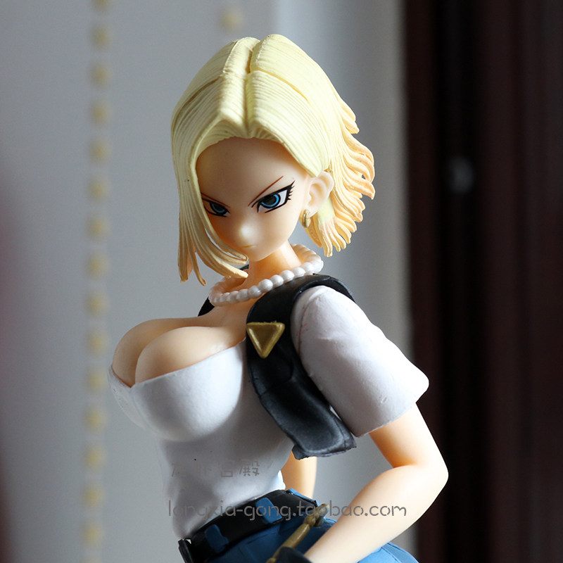 二次元动漫七龙珠手办人造18号公仔人偶模型摆件手办