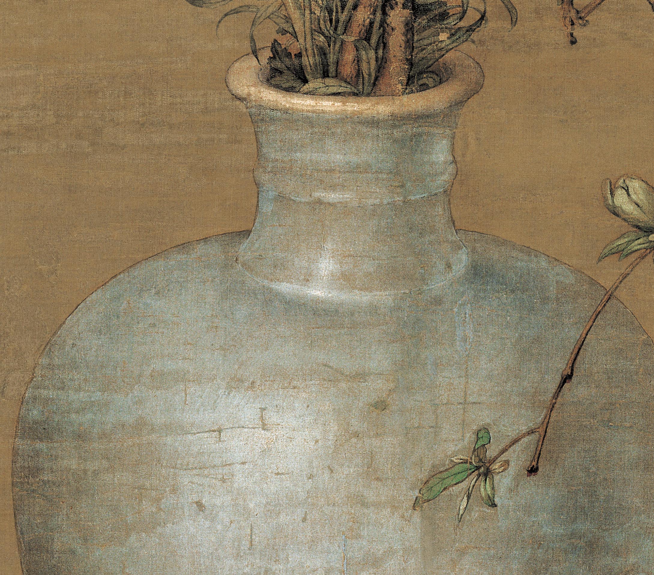 世宁午瑞图绢本设色高清数字喷绘玄关走廊挂画国画