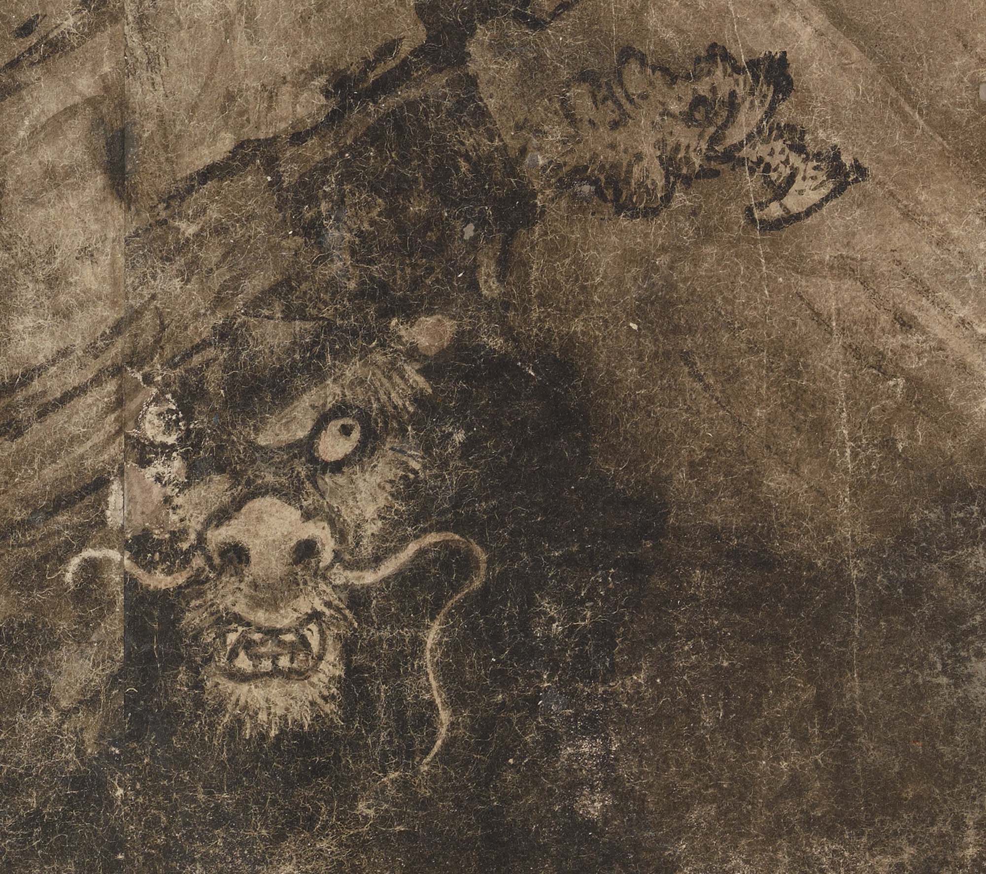 新品南宋陈容五龙龙图卷纸本高清微复制古代国画