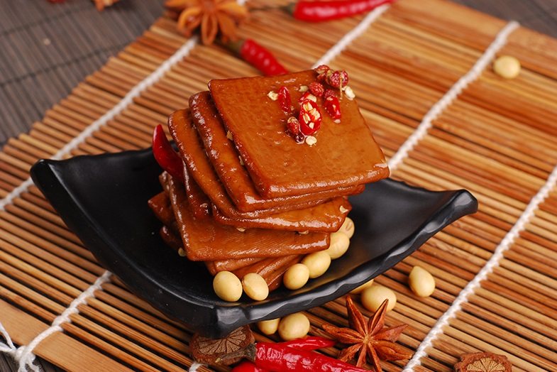 龙湾五城茶干牌豆干豆豆腐干小吃美食黄山老街豆腐干