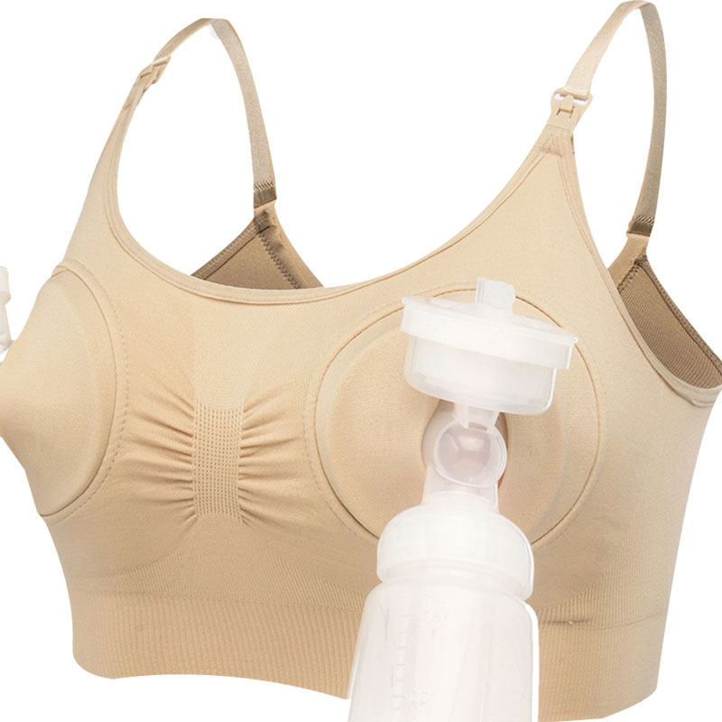 吸奶泵奶胸围免提吸乳手扶文胸哺乳钢圈挤奶哺乳文胸