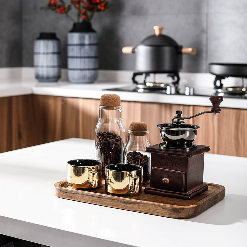 新中式搭配锅具陈设房间样板房样板套装组合橱柜摆件