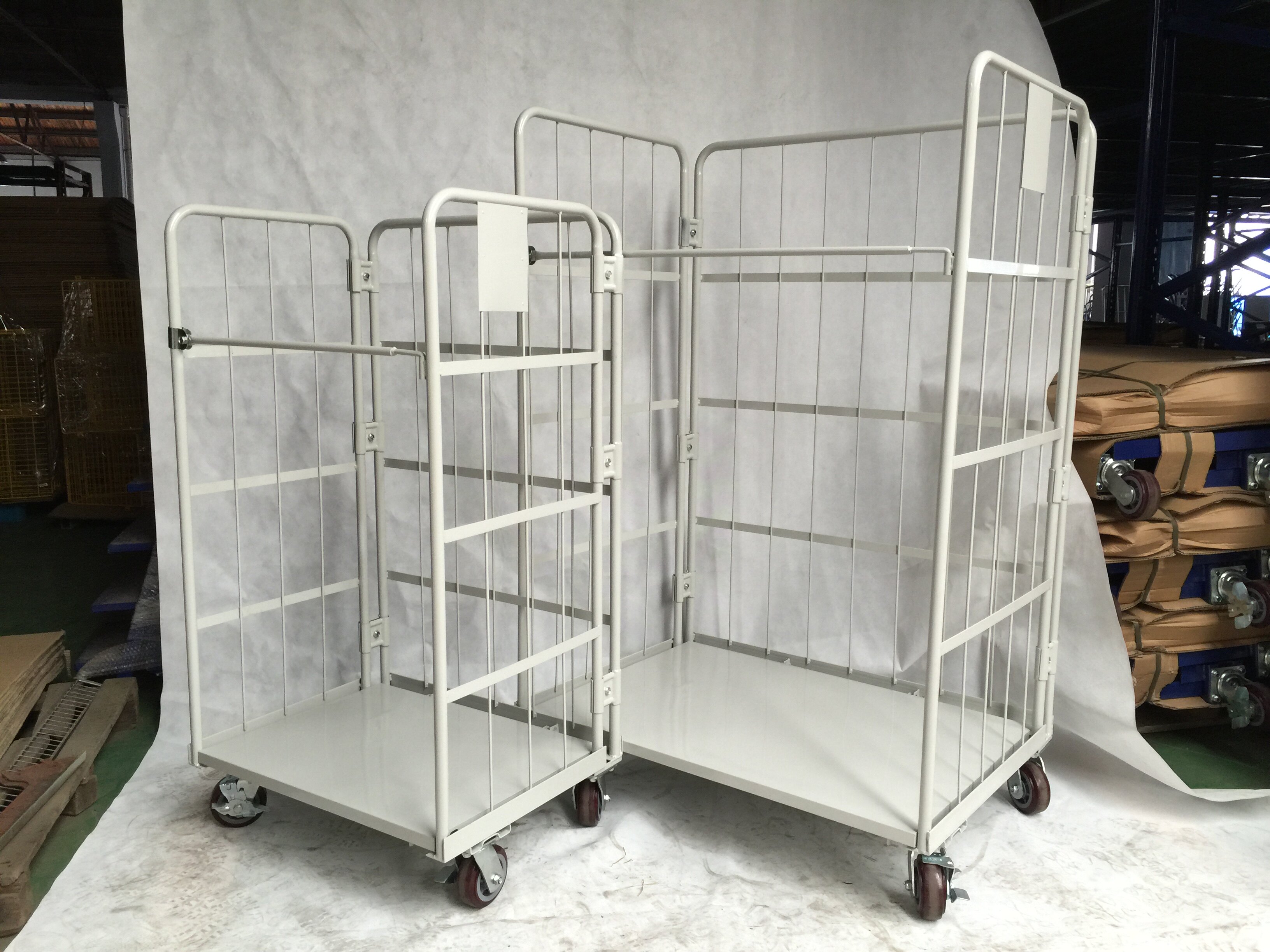 仓储可折叠物流台车搬运笼车快递分拣车理货车装卸车