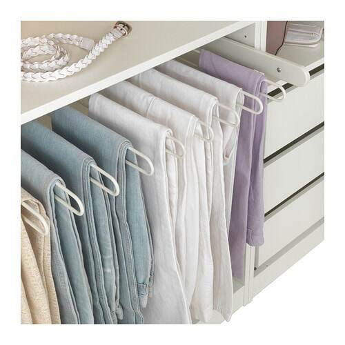 康普蒙普蒙拉出式裤衣柜内置裤架ikea宜家国内柜内裤架