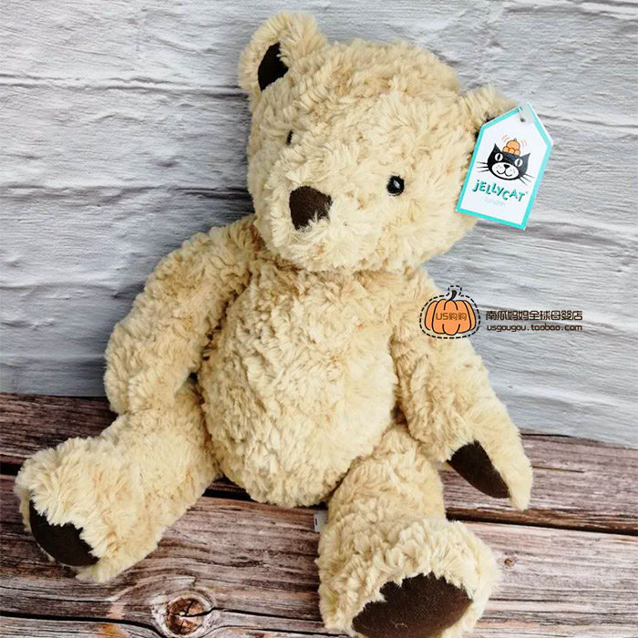 英国jellycat爱德华edward北极熊毛绒玩具毛绒公仔泰迪熊抱抱熊