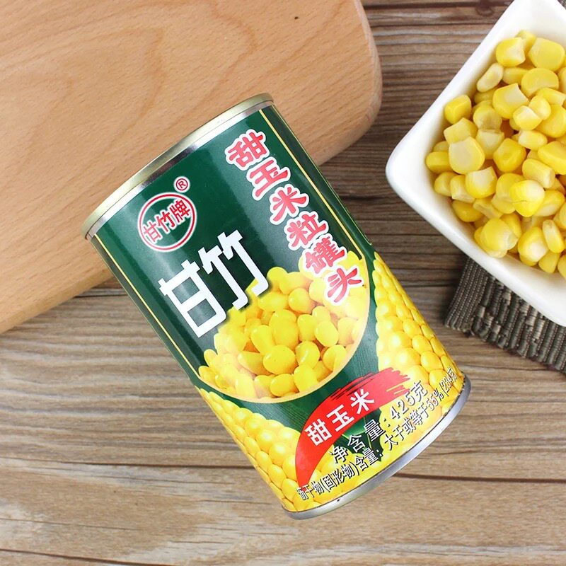 玉米粒5罐装多省包邮甘竹甜罐头425g米粒玉米原料玉米
