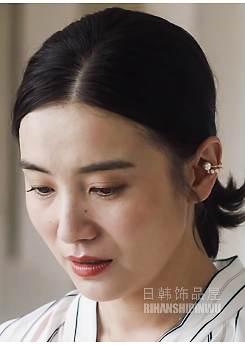 宋佳同款耳环小舍舍得南俪挂耳耳饰无耳洞耳耳环