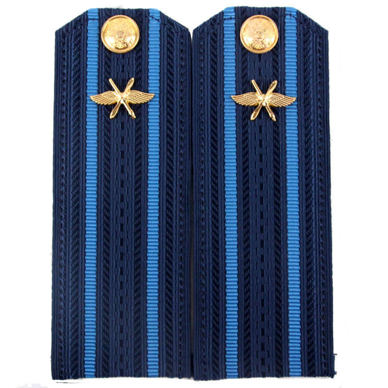 俄罗斯 俄军迷新款17空天军校官勤务服肩章 军衔 夹克 风衣 衬衣