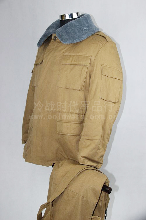 苏联原品苏军m81冬季作战套装阿富汗棉服毛领作训外套