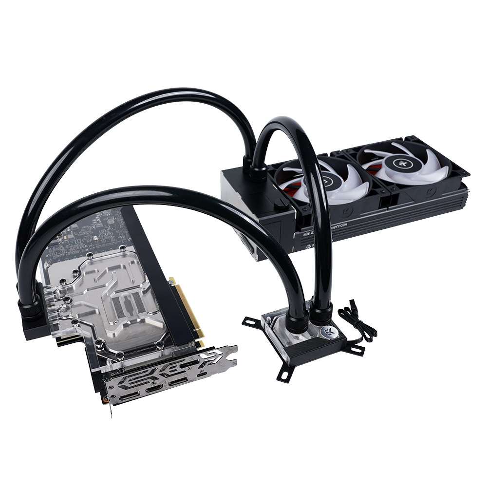 定制rtx3080/3090显卡cpu一体分体240/360水冷散热器/悍将/駻匠