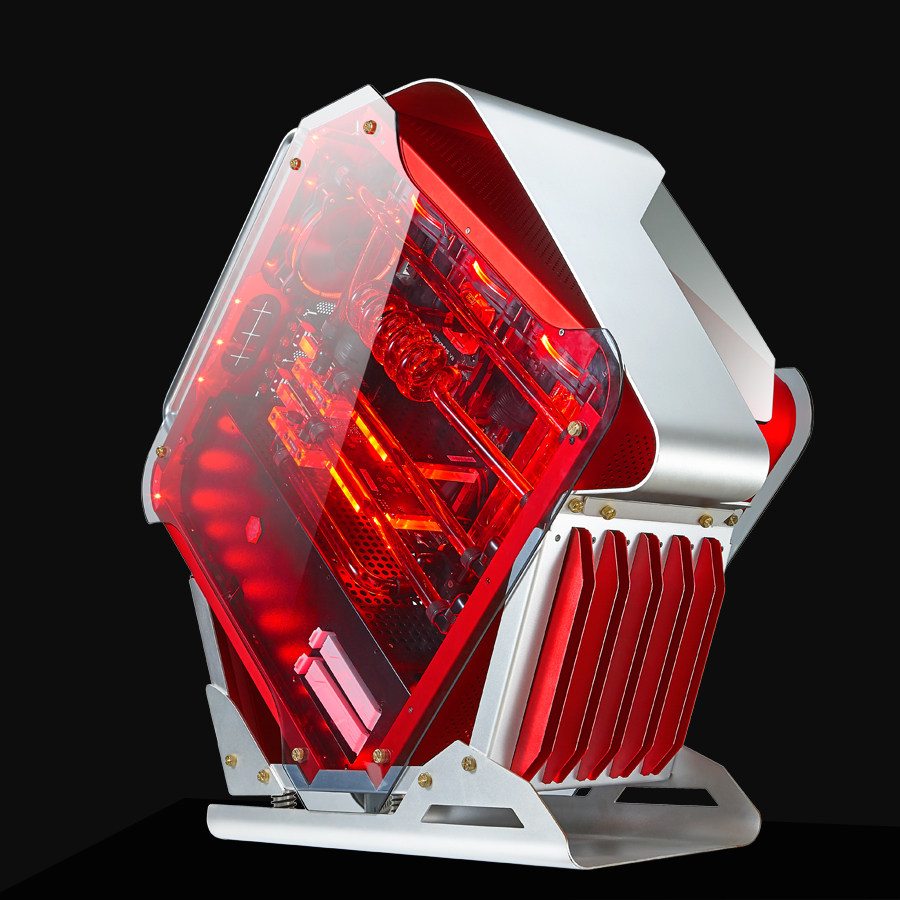 机箱玩嘉coolman酷迈水冷网咖网吧电竞游戏游戏机机箱