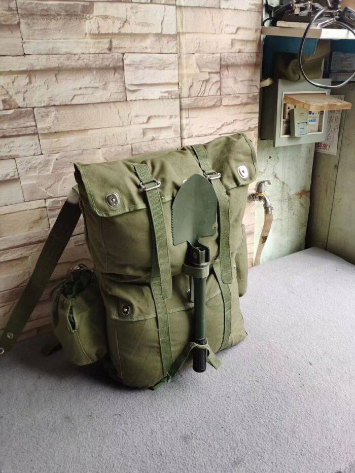 老货公发原品伞兵年制帆布包空降兵双肩战术背包空降包