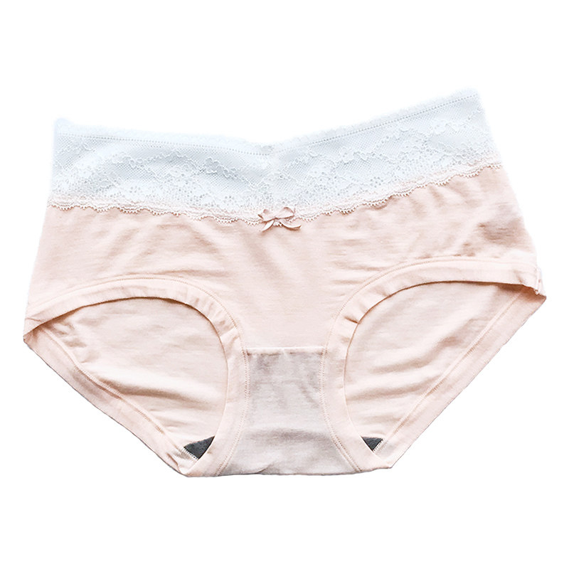彩田莫代尔中腰少女内裤石墨烯纯色抗菌舒适夏短裤干爽抑菌 31307