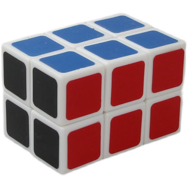x-cube二二二三魔方2代标准配色白底2x2x3不等魔方